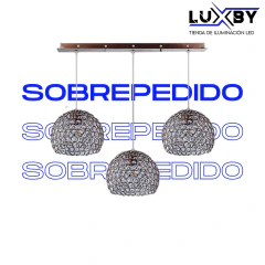 Lámpara Colgante Balloon Rose Gold Ver.01 - Esfera Radiante en Oro Rosado y Cristal