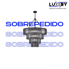 Lámpara Colgante Crisálida Ver.CR-05 - Grandeza y Lujo Escalonado en Cristal