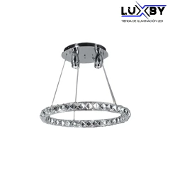 Lámpara Colgante Lumiere Ver.01 - Halo Brillante en Cromo y Cristal en internet