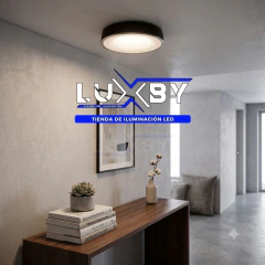 Lámpara Colgante Mashed - Minimalismo y Elegancia Circular en Negro PVC 40cm con cable ajustable - tienda en línea