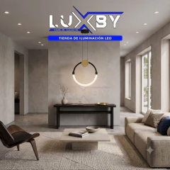 Lámpara Colgante Legacy - Contraste Minimalista y Geometría Moderna 25cm de diametro con cable ajustable - tienda en línea