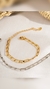 Pulseira corrente ouro