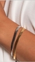 Pulseira fita ouro