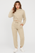 Conjunto Feminino de Moletom Calça Jogger e Cropped Com Capuz - loja online