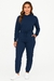 Imagem do Conjunto Feminino de Moletom Calça Jogger e Cropped Com Capuz