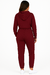 Conjunto Feminino de Moletom Calça Jogger e Cropped Com Capuz na internet