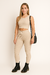 Conjunto Feminino Calça e Cropped Canelado Premium - loja online