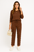 Conjunto Feminino Lanzinha Calça e Blusa Level Outono Inverno - Level