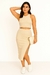 Conjunto Feminino Saia e Regata Ribana Premium Level