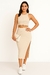 Conjunto Feminino Saia e Regata Ribana Premium Level - loja online