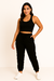 Conjunto Feminino Ribana Calça e Cropped - Level