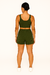 Conjunto Feminino Short e Blusinha Cropped em Tecido Exclusivo Premium - Level