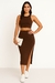 Conjunto Feminino Saia e Regata Ribana Premium Level - comprar online