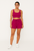 Imagem do Conjunto Feminino Short e Blusinha Cropped em Tecido Exclusivo Premium