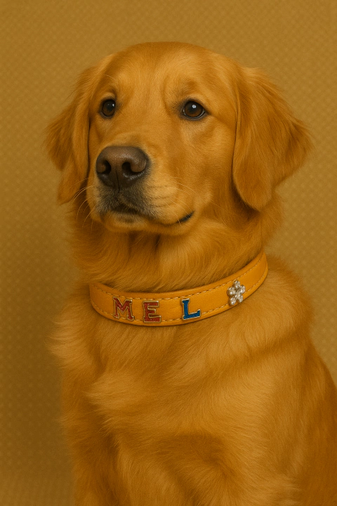 Coleira Couro - comprar online