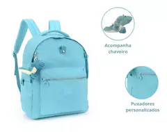 Mochila Para Notebook Up4you Turquesa Luxcel na internet