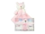 Kit Naninha Raposa rosa e Compressinha para cólica do bebê
