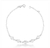 Pulseira 05 zircônias cristal