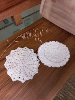 Posavasos crochet x4