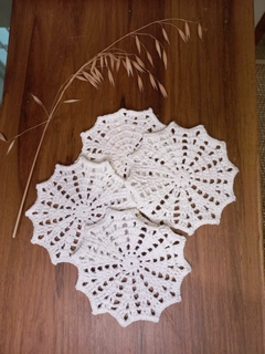 Posavasos crochet x4 en internet