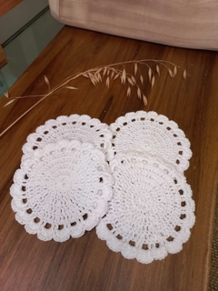 Posavasos crochet x4 - comprar online