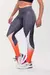 CALÇA LEGGING BÁSICA BRILHO ESTAMPA DIGITAL (ORANGE BRIGHT)