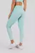 CALÇA LEGGING ESTAMPA DIGITAL COM CÓS DUPLO (GREEN LEOPARD) na internet