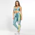 Top Fitness Trilobal com Nó Vazado Azul Bebê