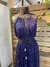Vestido cropped azul - comprar online