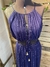 Vestido cropped azul na internet