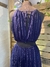 Vestido cropped azul