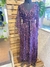Vestido animal print uva