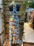 Vestido longo azul Dionira - Brechó Maria's Bonita