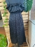 Vestido poa preto