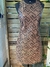 Vestido rose com filme Metalizado