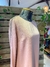 Vestido rose crepe manga longa - comprar online