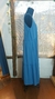Vestido longo Linho azul na internet