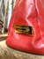 Bolsa couro vermelha - Brechó Maria's Bonita