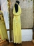 Vestido longo memorias amarelo - Brechó Maria's Bonita