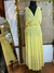 Vestido longo memorias amarelo