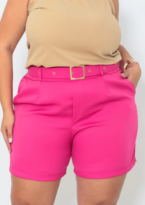 Shorts Social Feminino Alfaiataria Plus Size - loja online
