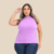 Regata Ribana em Malha Canelada Plus Size na internet