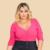 Cropped com Decote Franzido Plus Size - comprar online