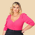 Cropped com Decote Franzido Plus Size - Massambani Atacado