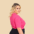 Cropped com Amarração Transpassada Plus Size Basic - loja online