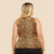 Regata Ribana em Malha Canelada Plus Size