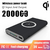 power bank Sem Fio para iPhone, Bateria Externa, 200000mAh, Capacidade U