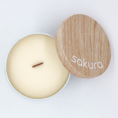 Vela Sakura - Combina com linha com barbante