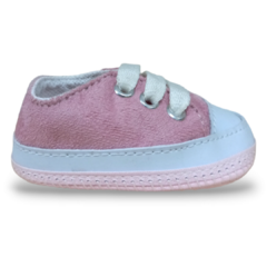 Zapatilla bebé NC - Gamuza Rosa / Fucsia