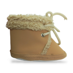 Botita c/ corderito NC - Beige/Rosa